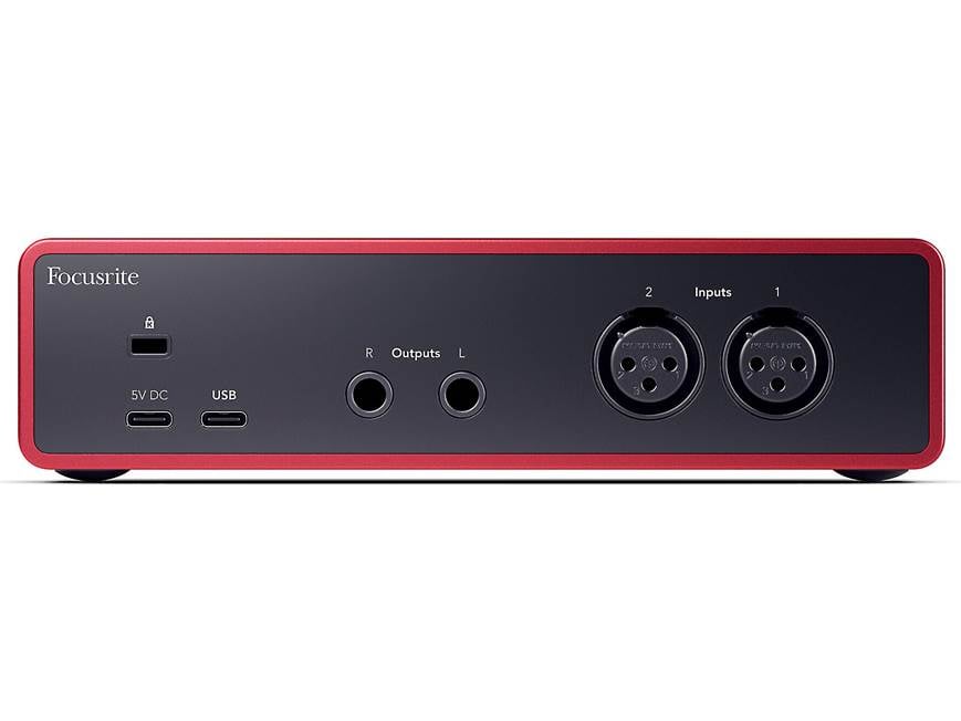 Focusrite Scarlett 2i2 (4th Generation) USB 2.0 (Type-C) audio
