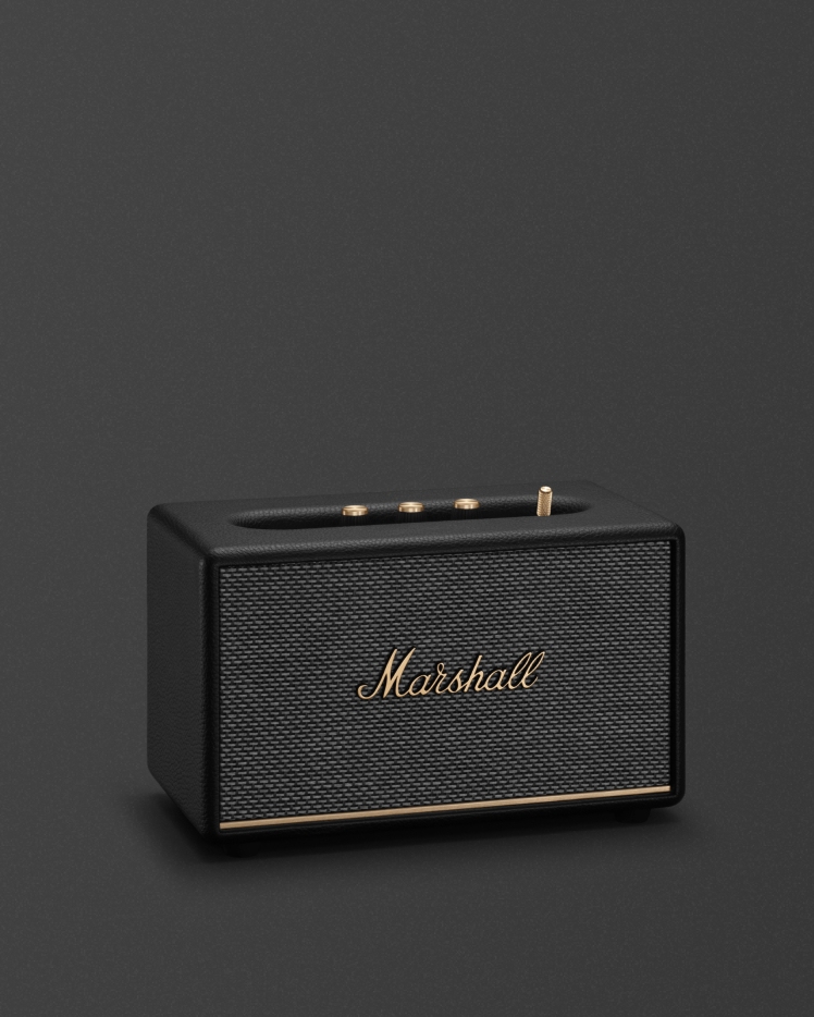 Acton III Black - Bluetoothホームオーディオスピーカー | Marshall.com