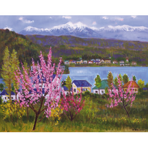 magnolia垣内カツアキ ダム湖畔春景 magnolia垣内カツアキ ダム湖畔