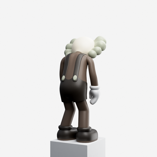 🤏 KAWS SMALL LIE・ STL File for ・Cults