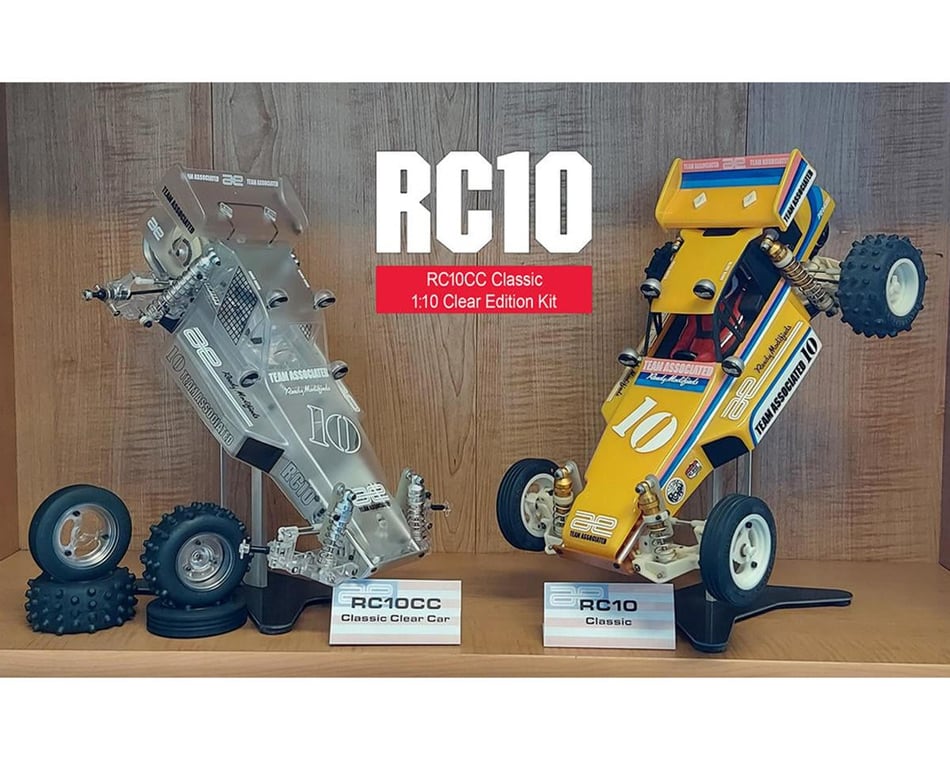 開封済み未組立 TEAM ASSOCIATED RC10 クラシッククリアキット 開封