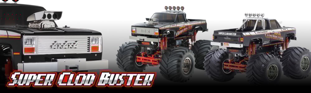 Tamiya Super Clod Buster 4WD Monster Truck Kit (Limited Black