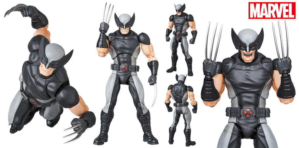 Xフォース版のウルヴァリンとデッドプールが可動フィギュアに