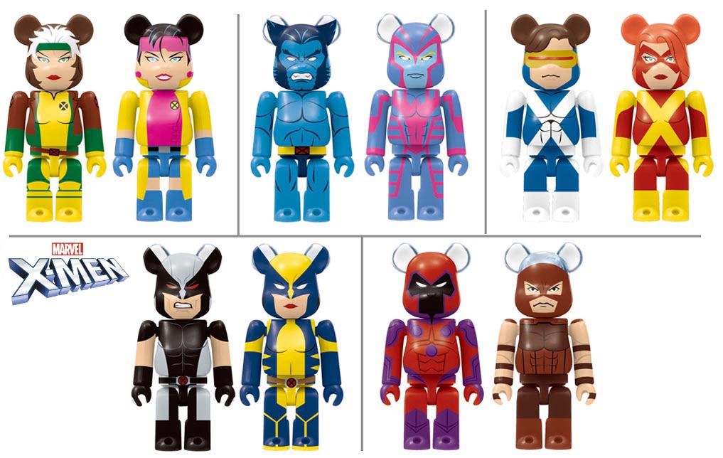 X-MENがベアブリックHappyくじで大集結！ ウルヴァリン多め