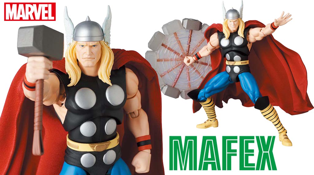 回転ムジョルニア付属！ コミック版ソーがアクションフィギュアに