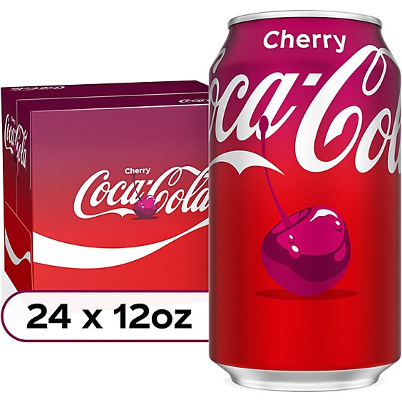 Coca-Cola Cherry Soda - 24-12 Fl. Oz. - jewelosco