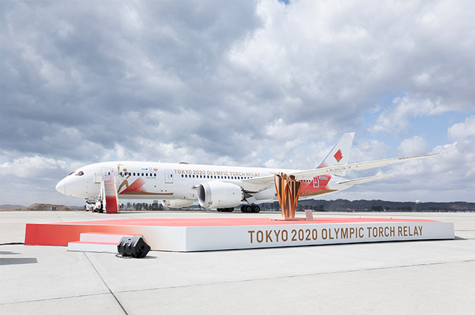 航空 模型 オリンピック聖火特別輸送機“TOKYO 2020 号”1/200 【公式通販】