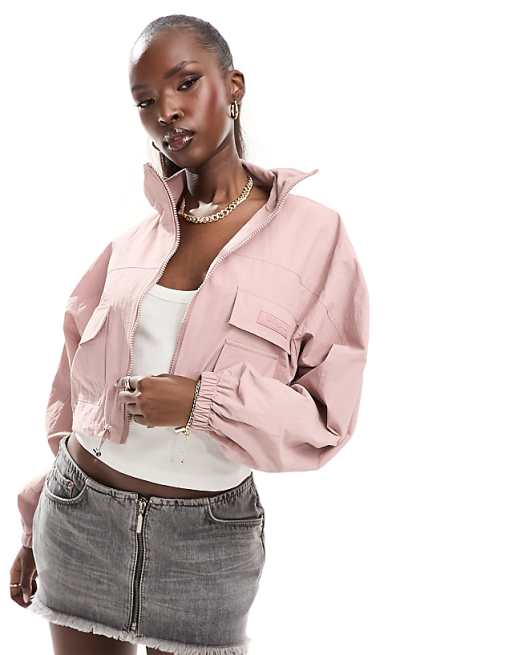 Sixth June cropped jacket in pink - part of a set | ASOS
