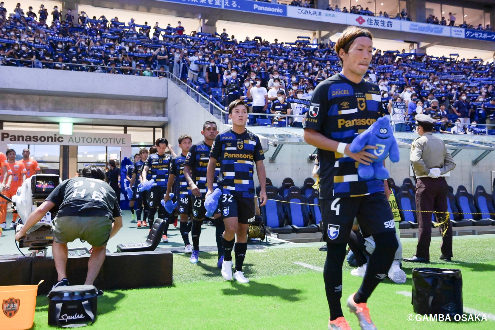 2022ガンバ大阪オーセンティックユニフォーム PSG戦着用 小野瀬康介