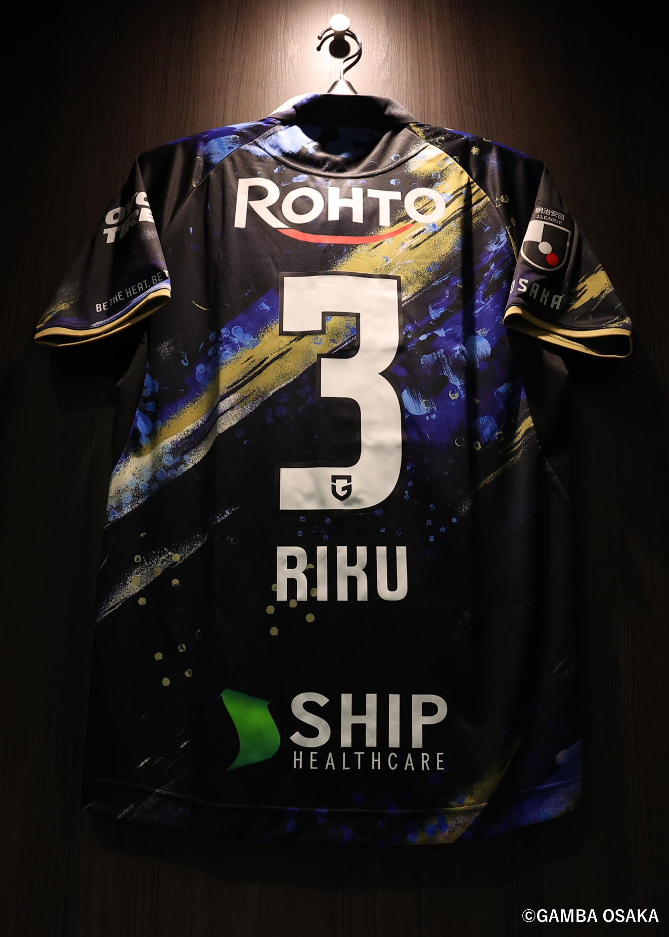 ガンバ大阪 2024 EXPO ユニフォーム 半田陸 ML HATTRICK（ハット