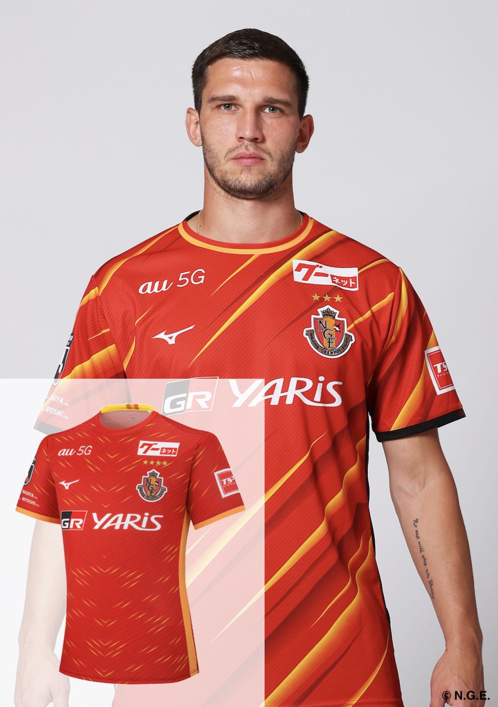 名古屋グランパス ユニフォーム5枚セット 名古屋グランパス