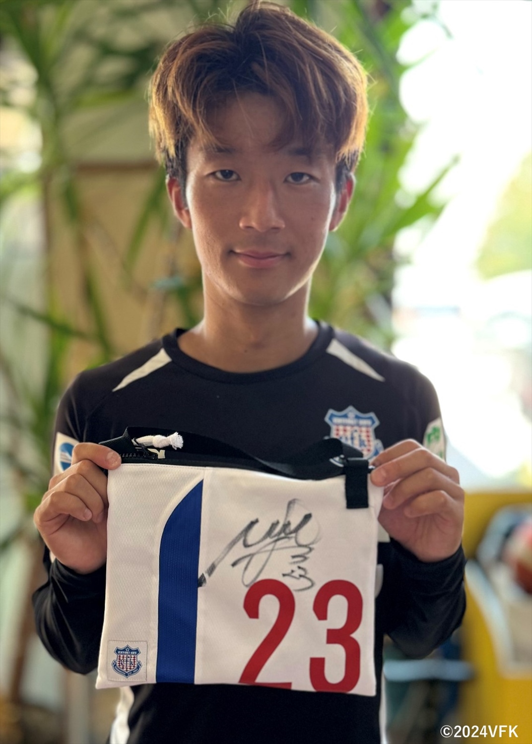 ヴァンフォーレ甲府 オーセンティックユニフォーム 関口正大直筆サイン