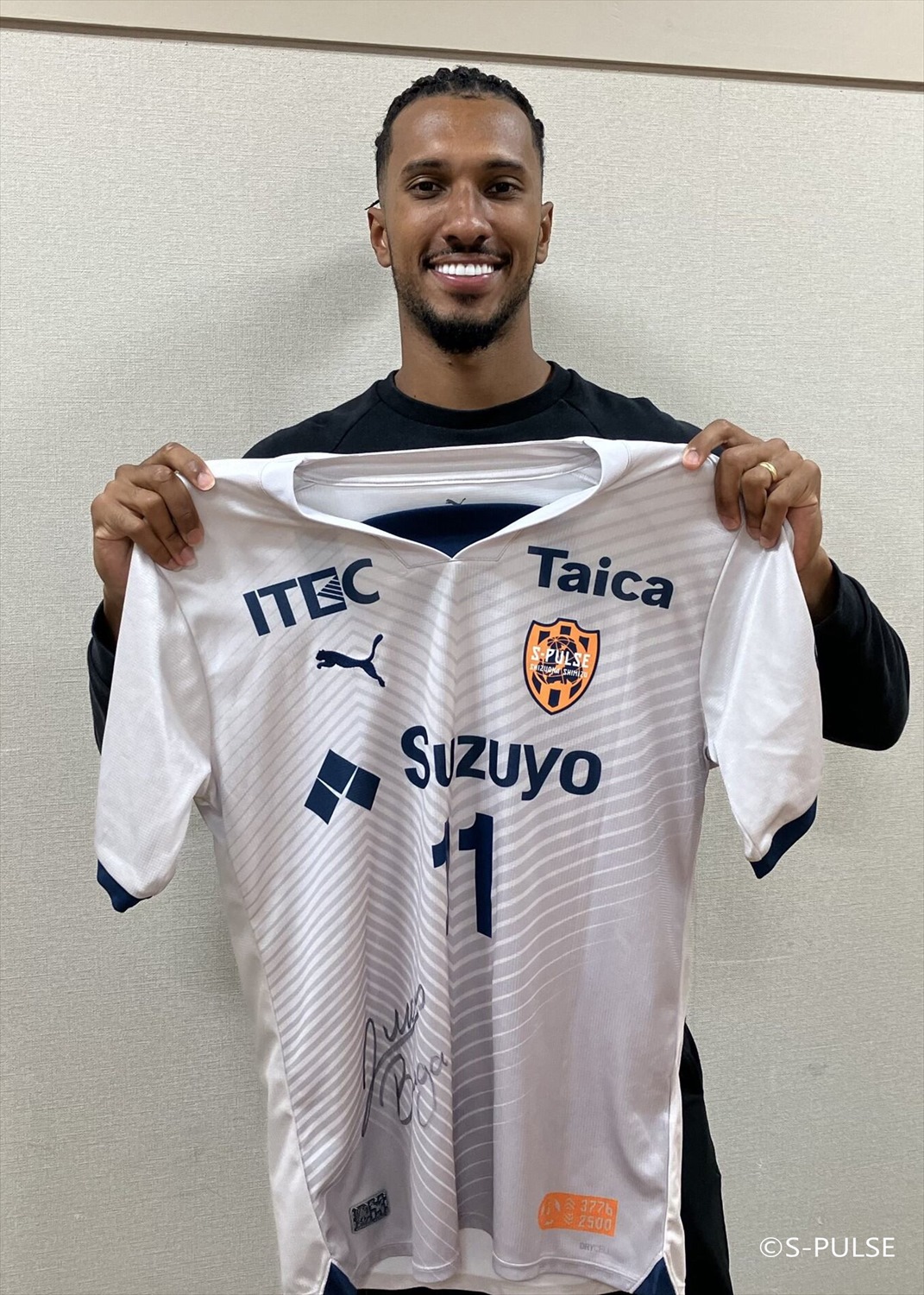 週末限定価格】清水エスパルス 2015 長袖ユニフォーム 限定200枚O