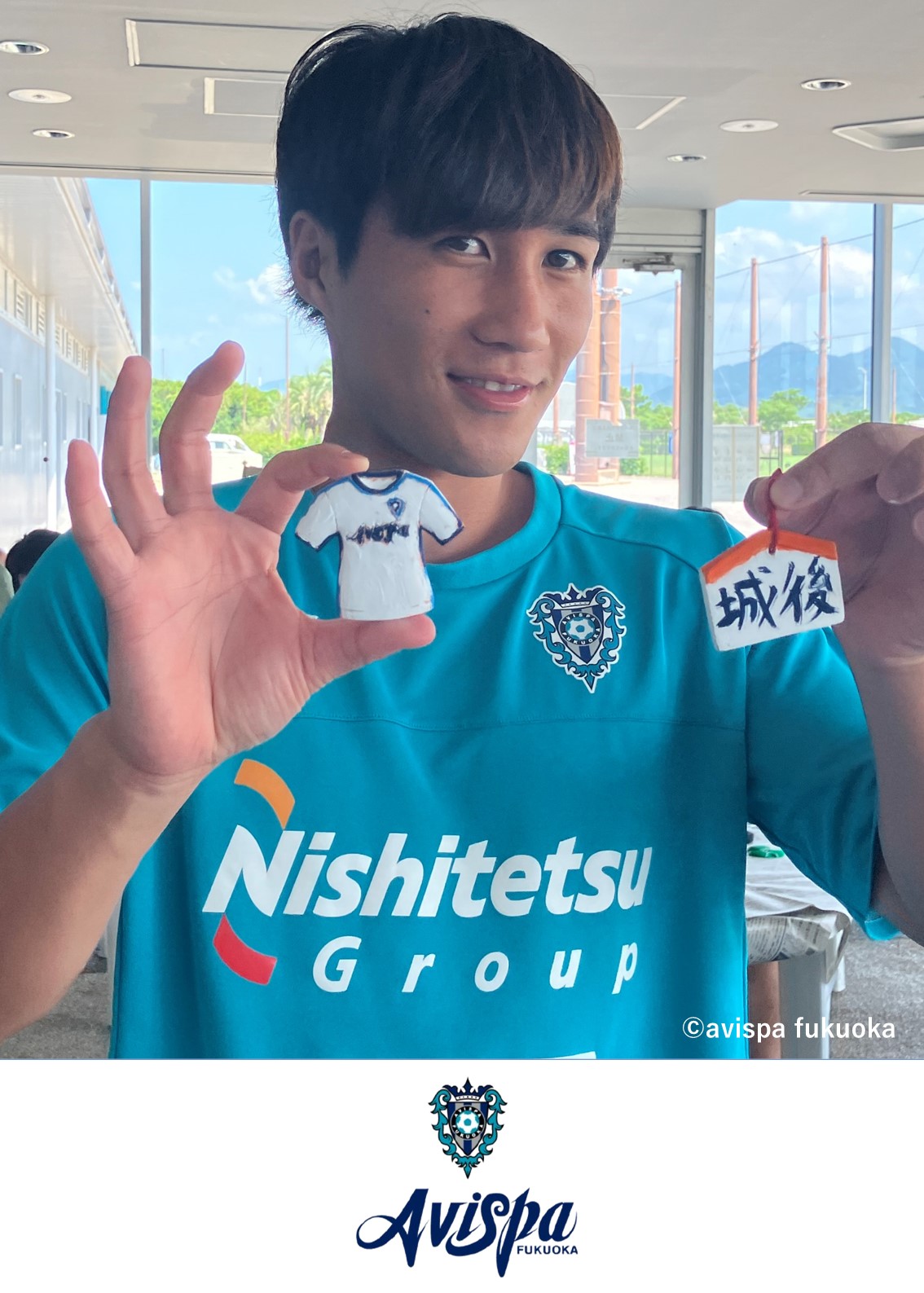 直筆」IWASAKI選手 サイン入り 18番 Avispa Fukuoka HATTRICK（ハット