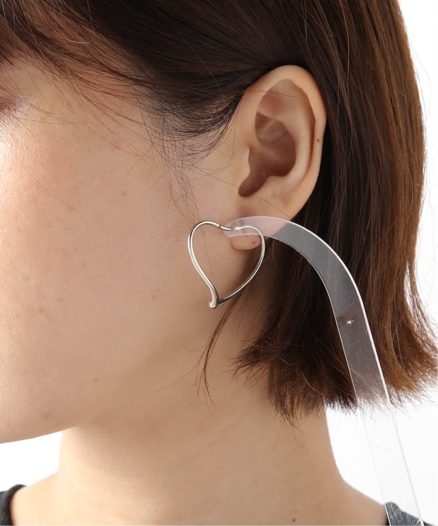 ティファニー エルサペレッティ オープンハート フープ ピアス