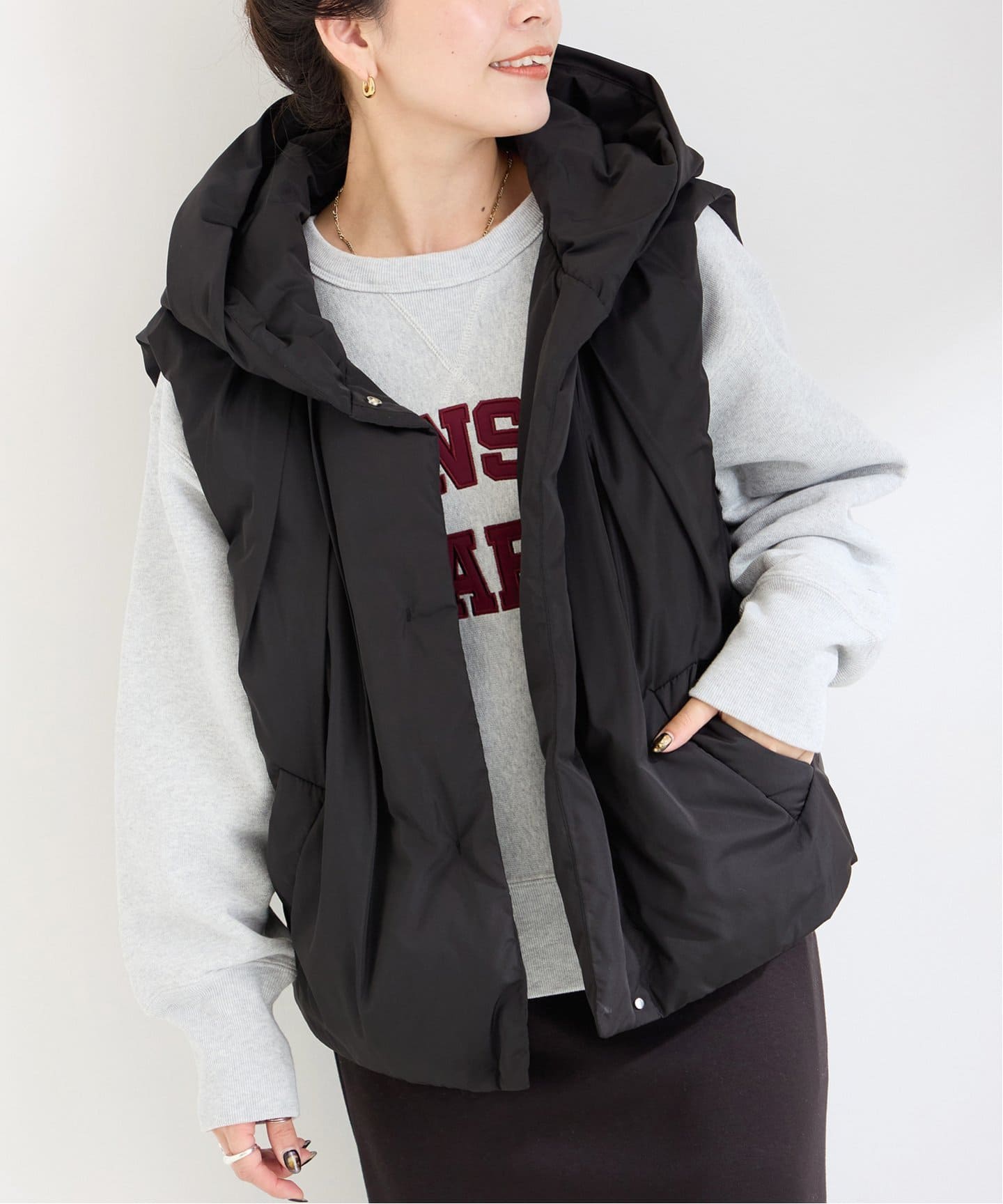 B.C STOCK ワッシャーナイロンダウンチェスターコート B.C STOCK