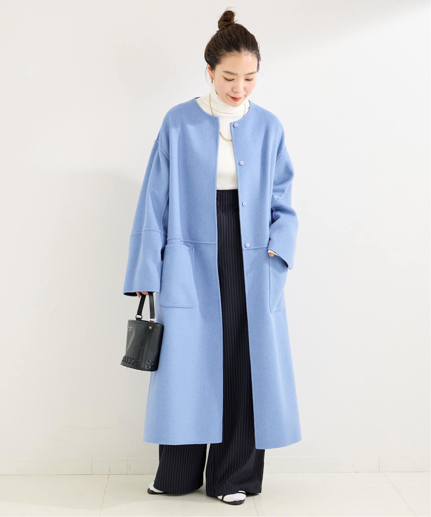 追加》S120ブレンドリバーシブルコート（ノーカラーコート）｜B.C