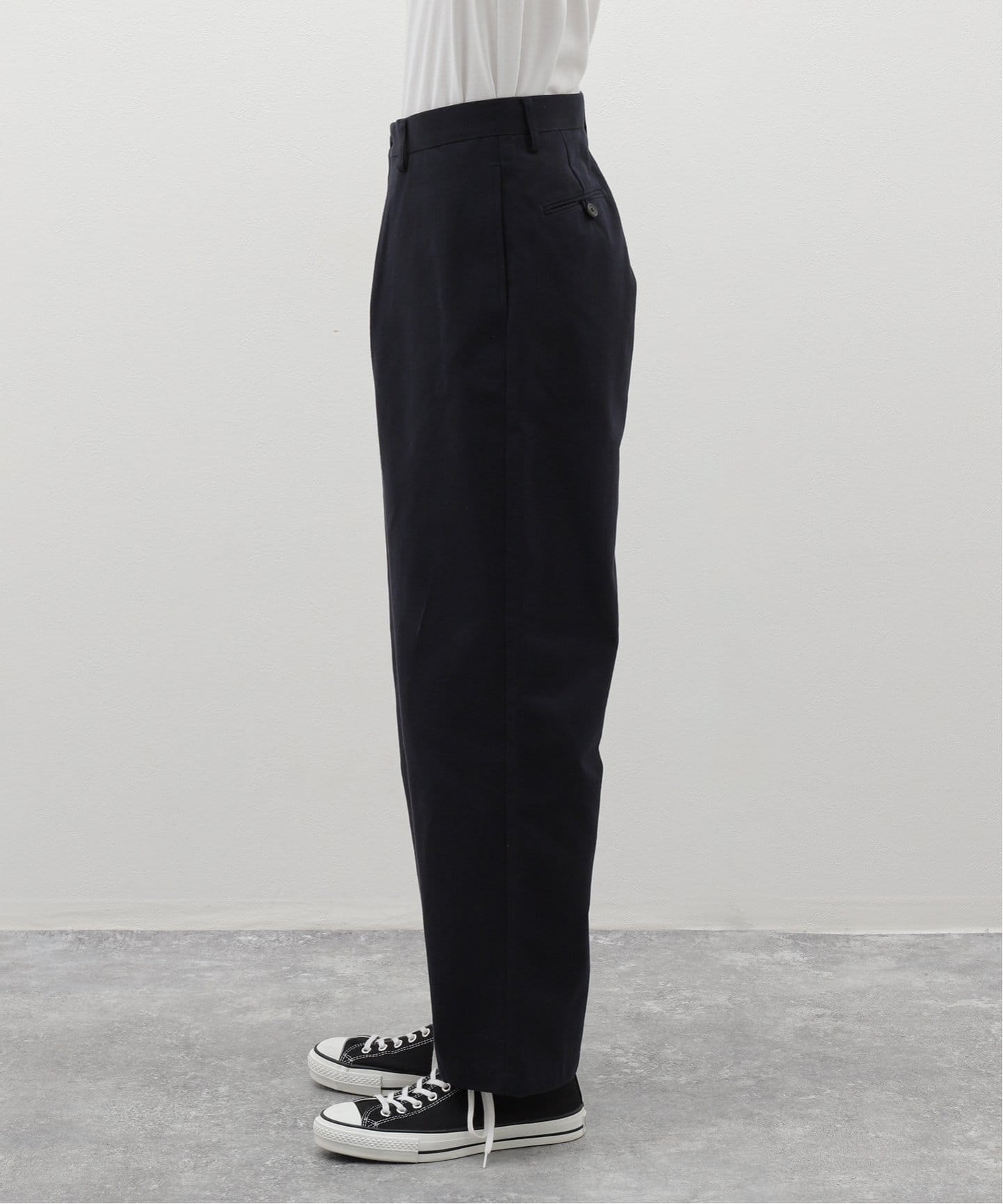 a.presse type.1 ブラックChino Trousers