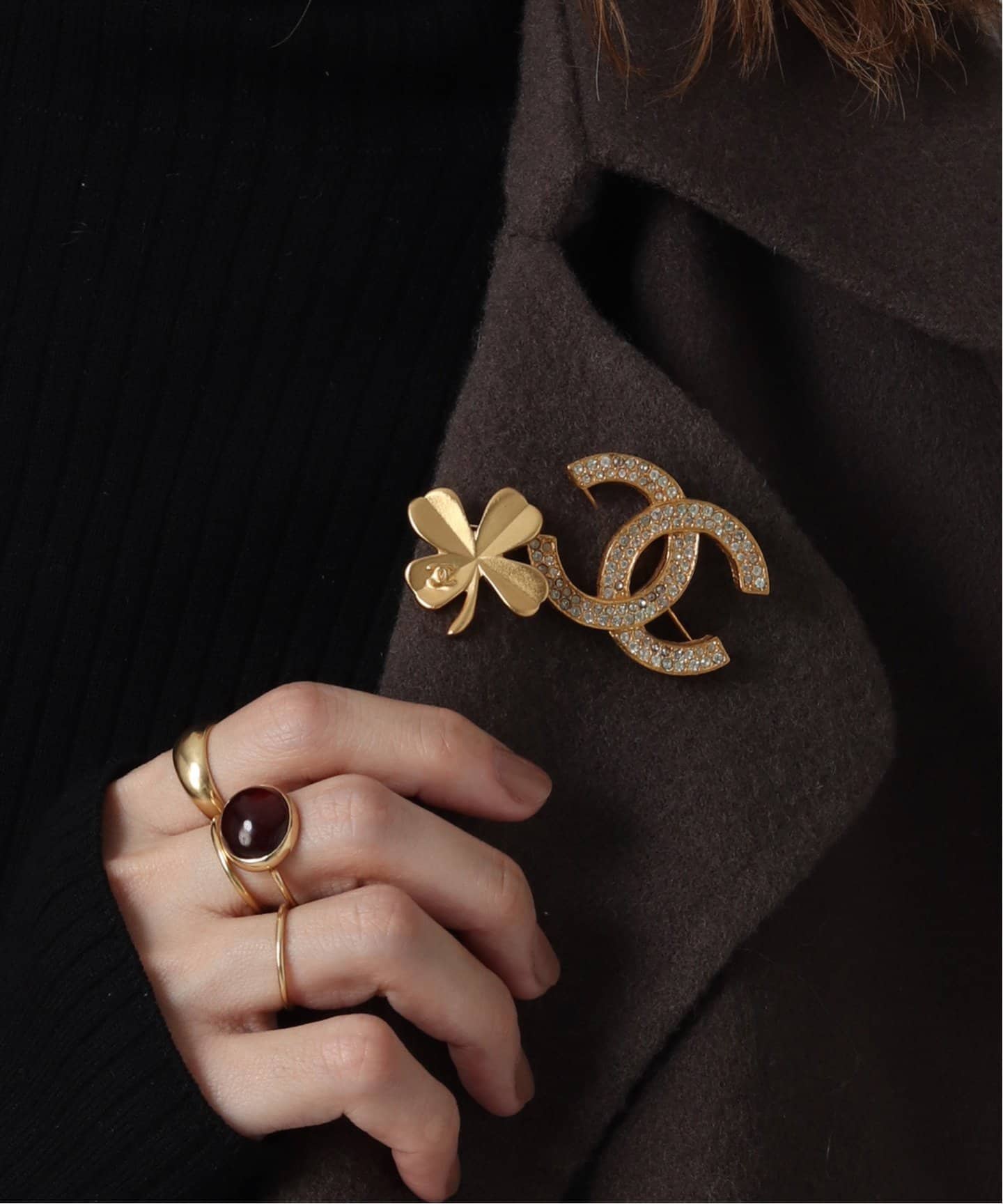 CHANEL (シャネル) ヴィンテージ カメリア ブローチ | Cattleya