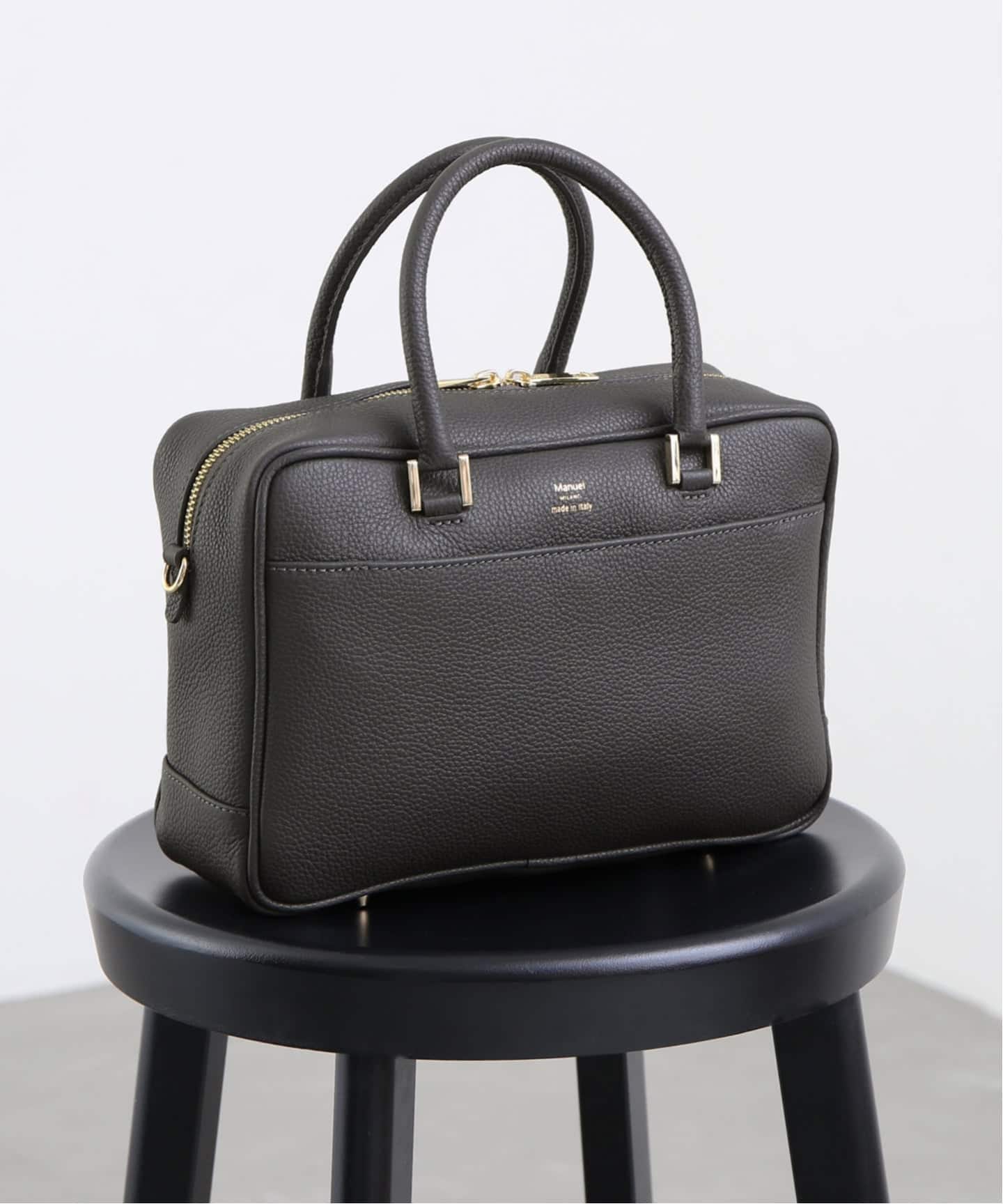 追加4》Manuel MILANO/マニュエルミラノ レザーバッグ（ハンドバッグ