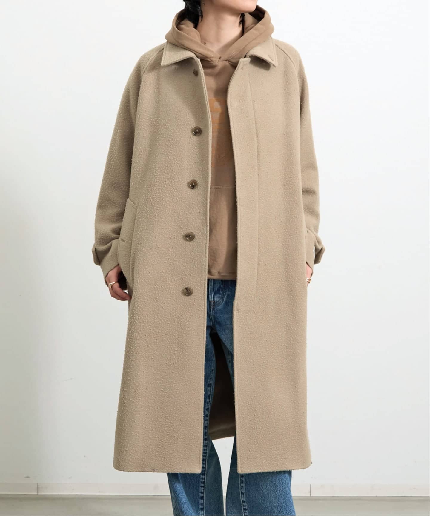 COUTURE D'ADAM/クチュール ド アダム】 BAL COLLAR COAT（ステン