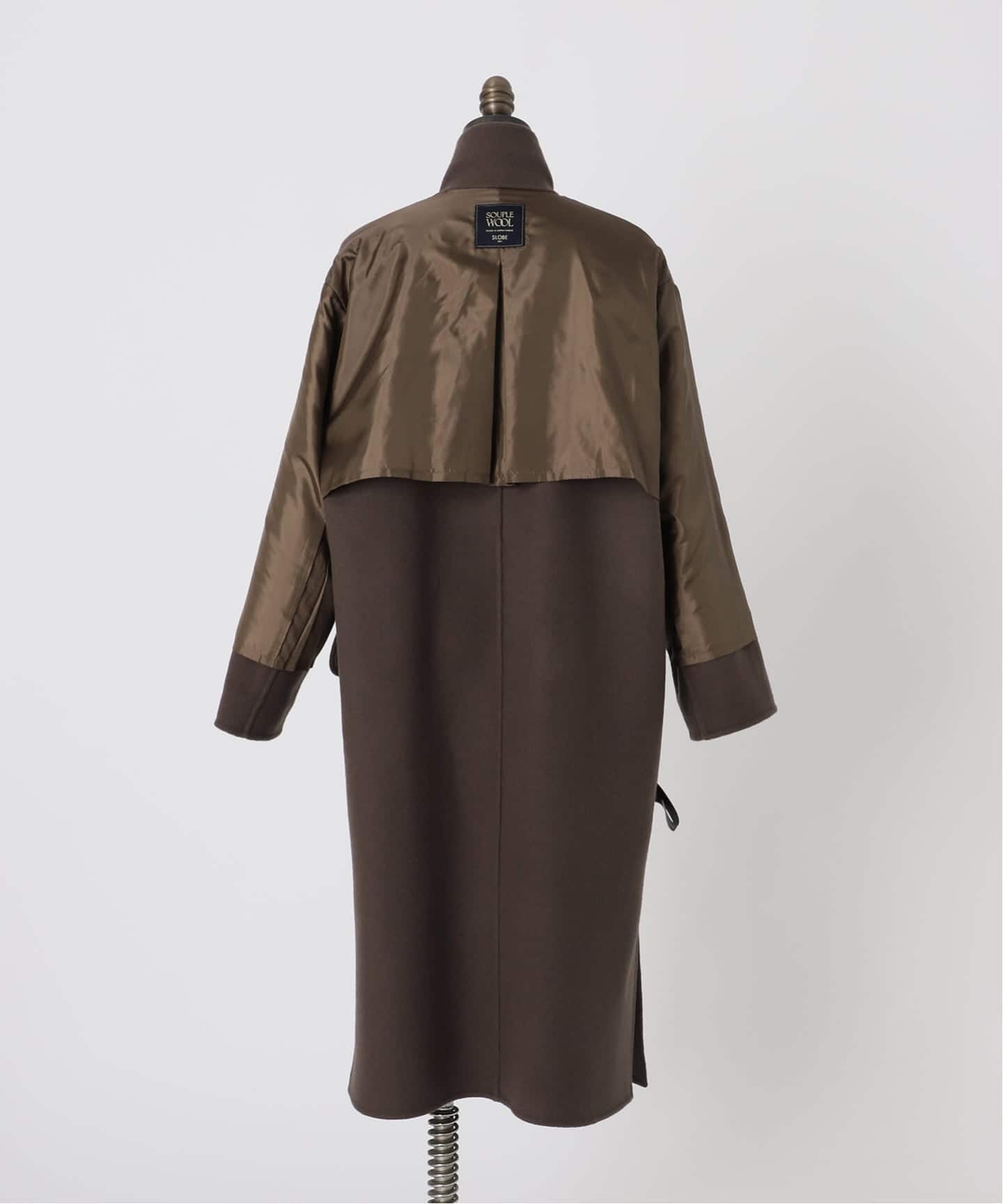 追加》souple woolダブルフェイスチェスターコート（チェスターコート