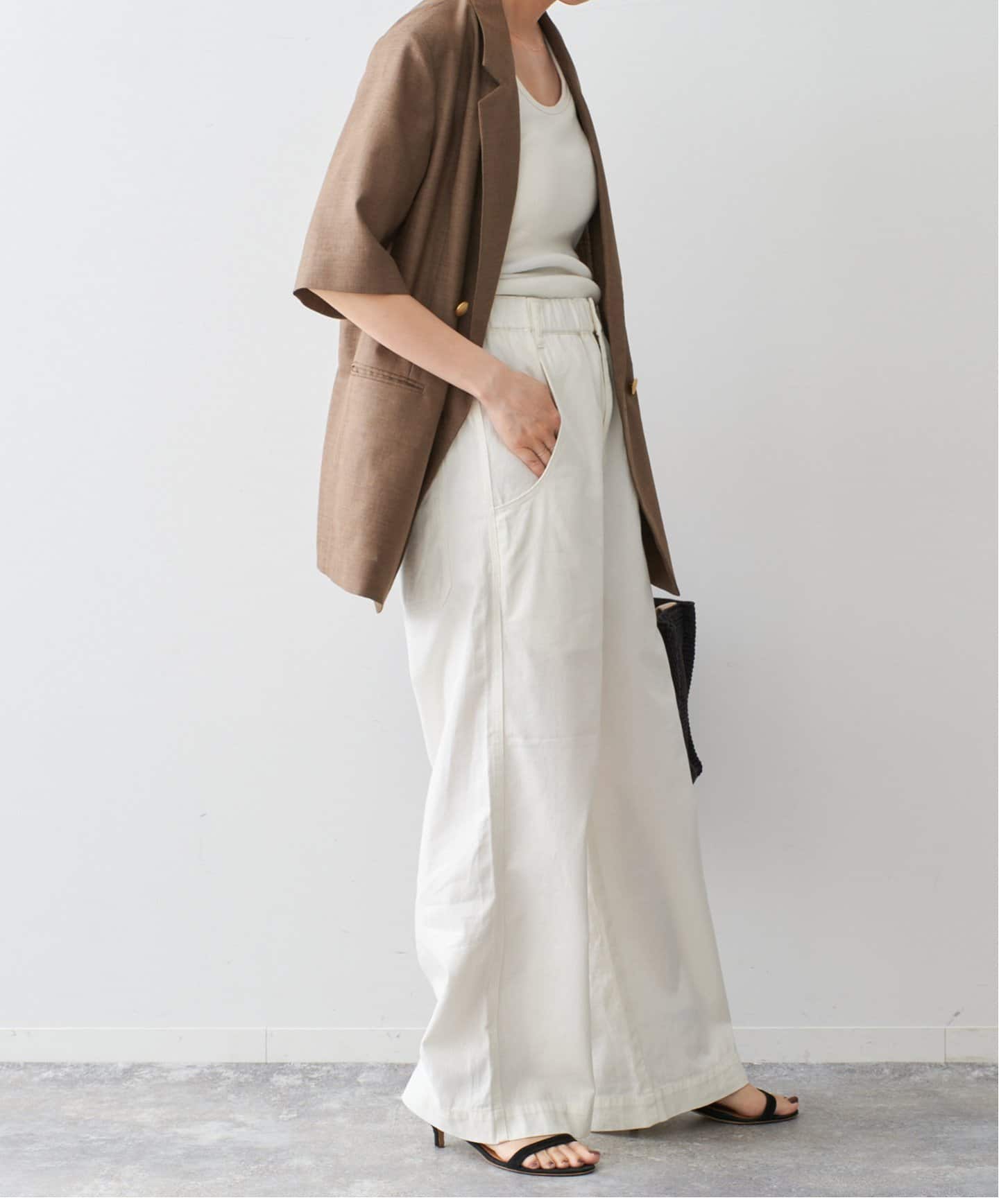 追加》ギャザーチノ（チノパンツ）｜Spick and Span（スピック＆スパン