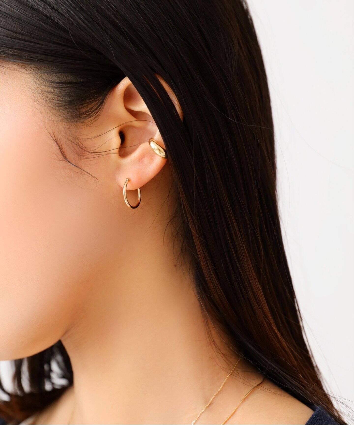 Lilas 1.5パイプ3.5cmルーフピアス K10（両耳） 1.5パイプ3.5cmルーフ