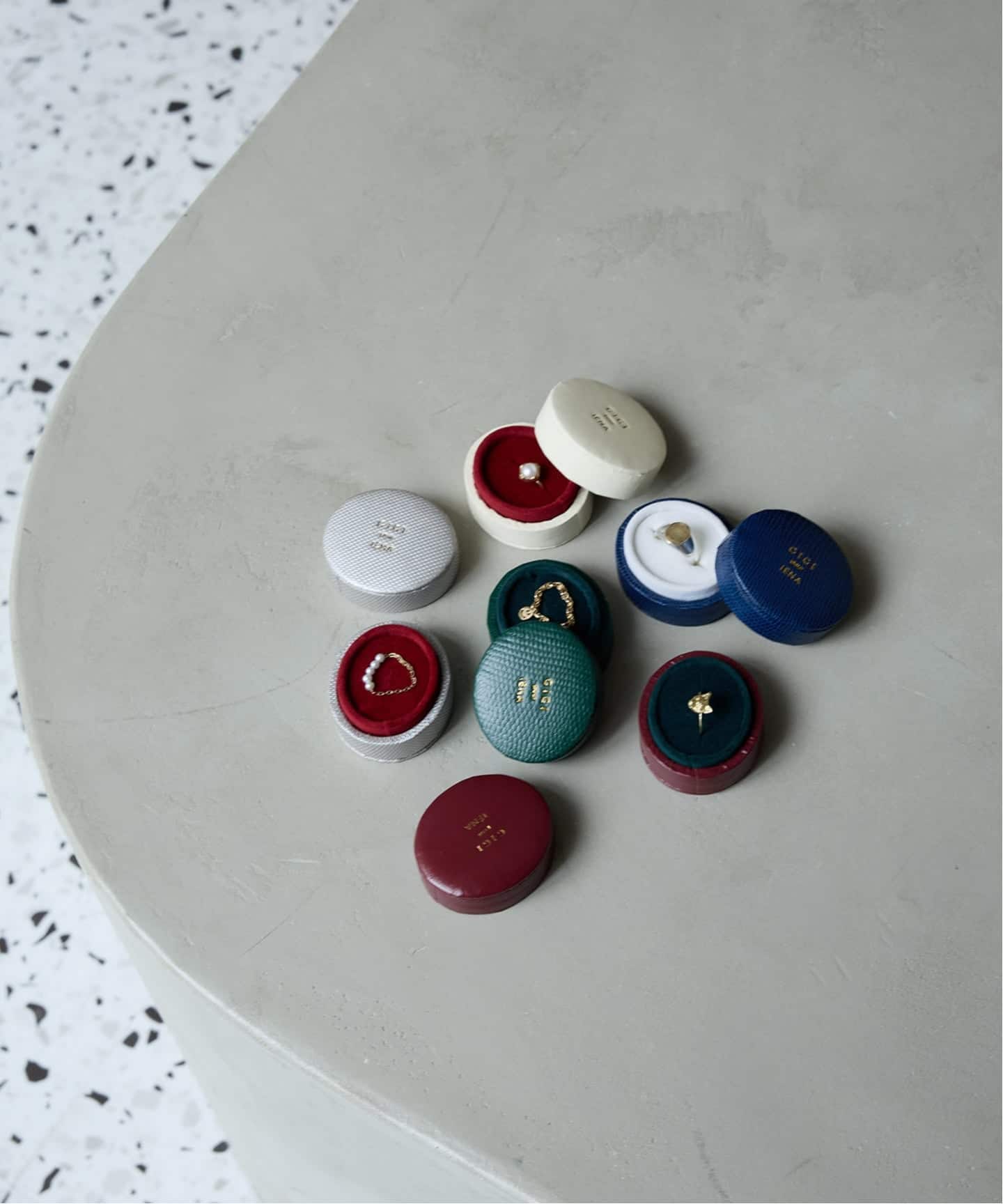 WEB限定/追加予約》GIGI/ジジ 別注 SMILE CHAIN RING EX（リング