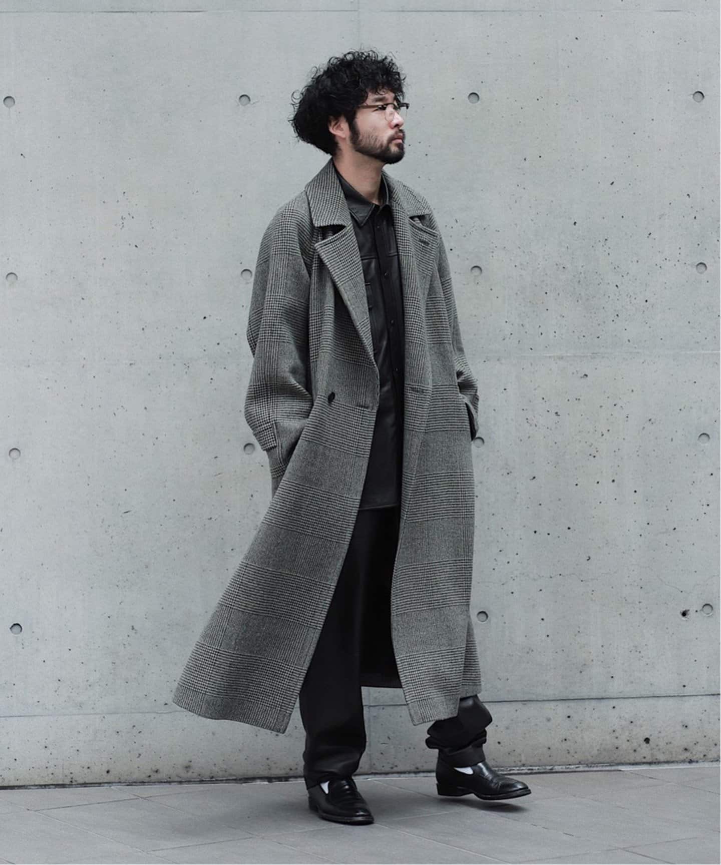 YLEVE イレーヴ チェスターコート ブラック YLEVEから秋冬に欠かせない