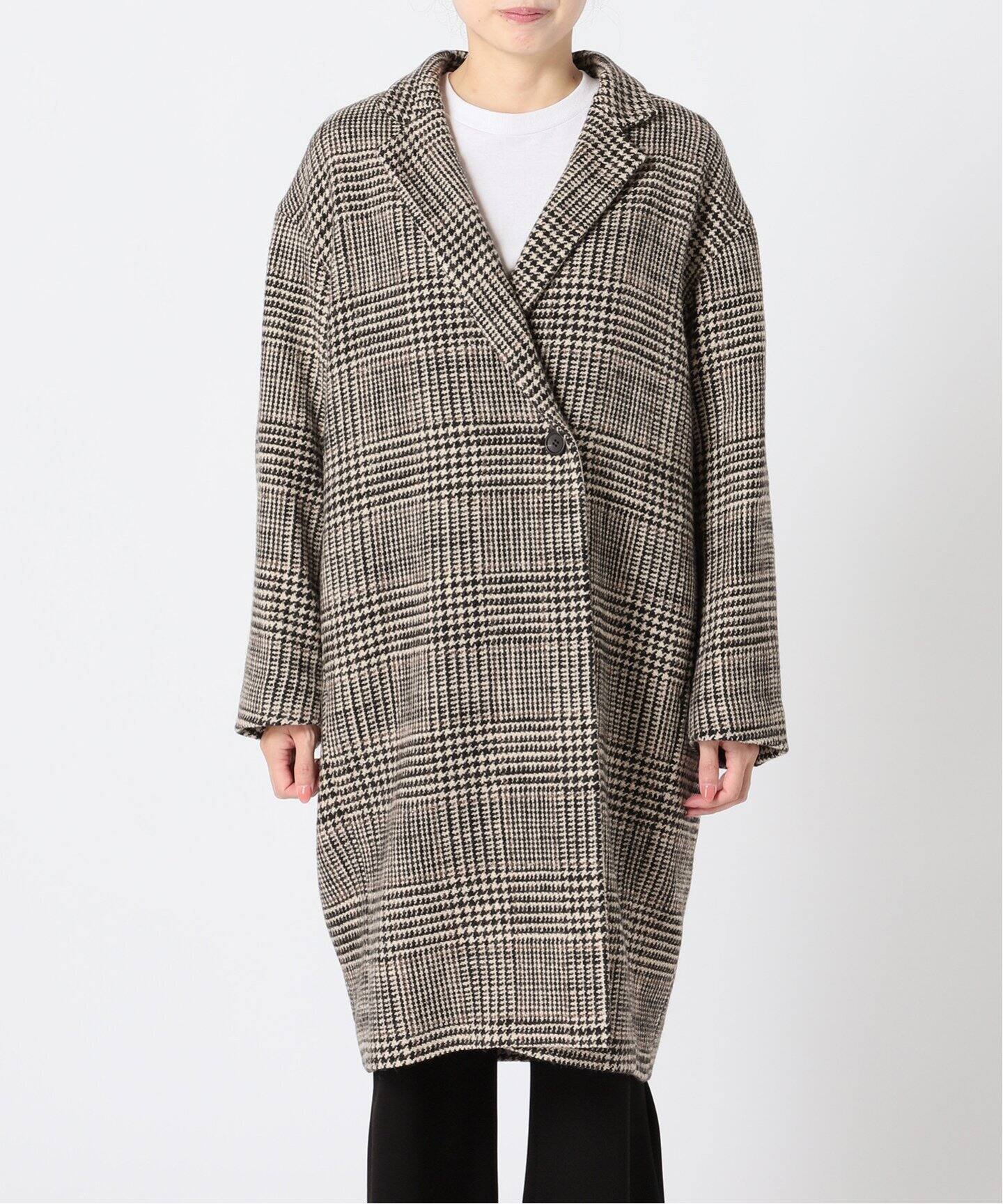 L'Appartement アパルトモン Check W Coat