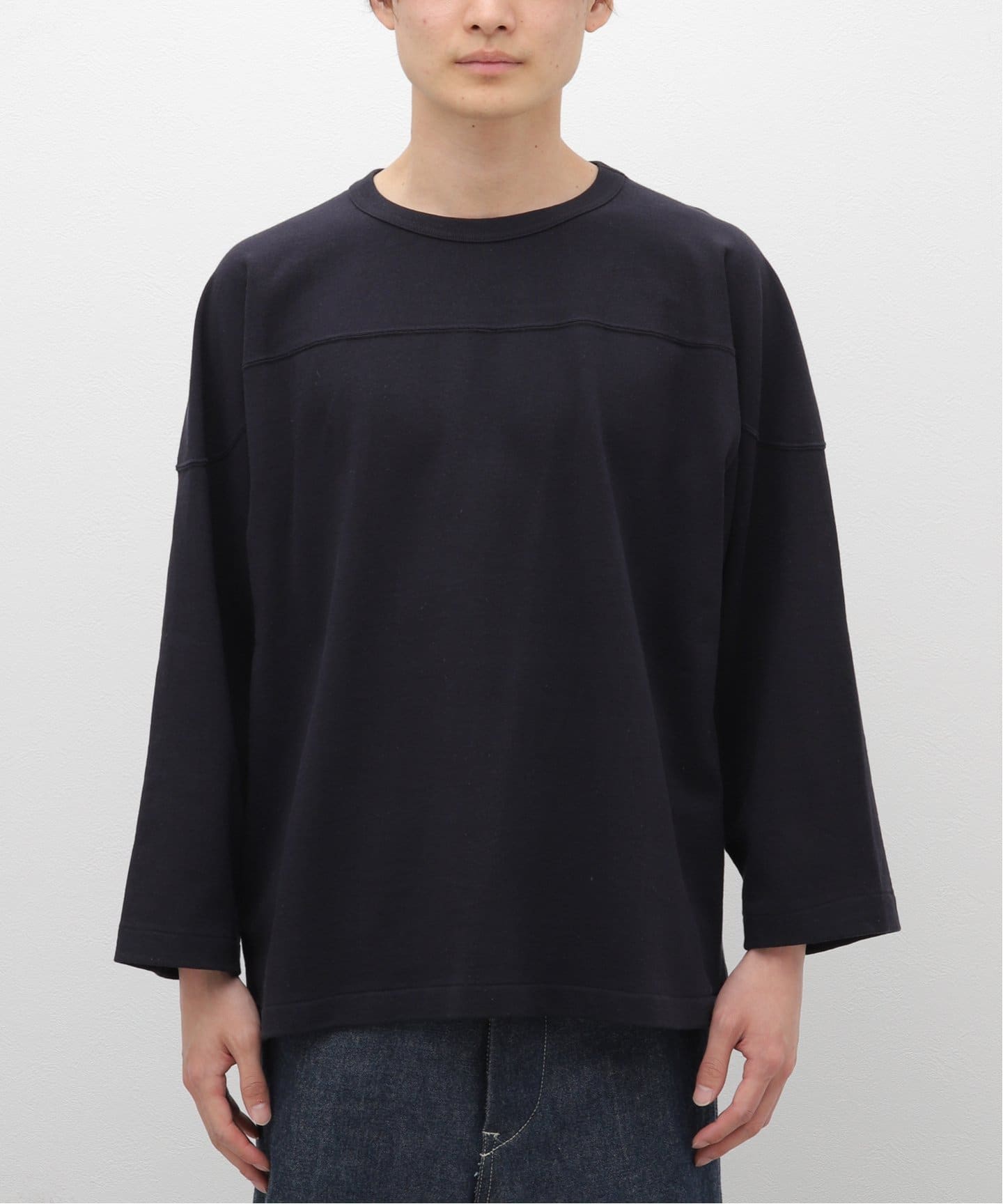 COMOLI ウールフットボールT ストア 2 COMOLI 21AW ウールフットボール