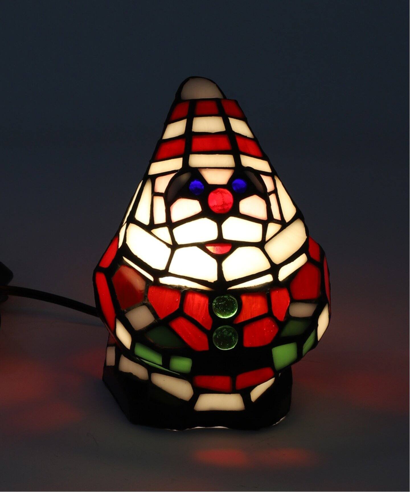 ステンドグラスパネル煙サンタ22-2 ステンドグラスパネル煙サンタ22-2