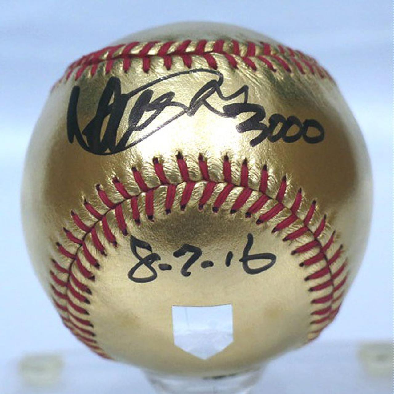 イチロー直筆トリプルサイン入り MLB通算3000本安打新記録達成記念