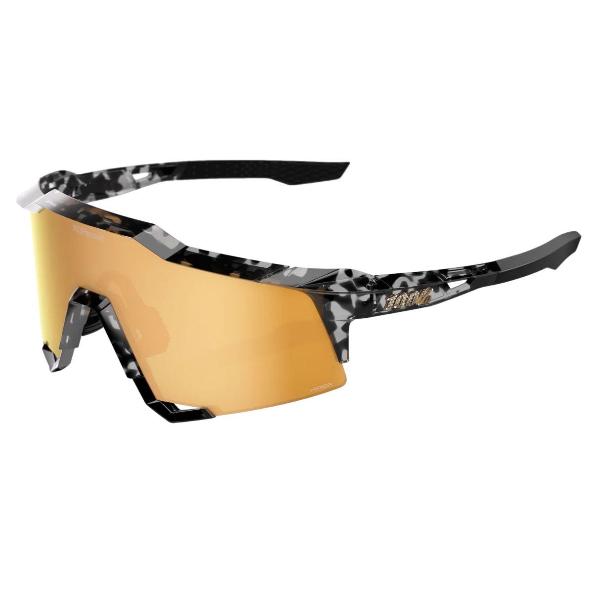 100% Speedcraft Money Mike HiPER 24K Gold Mirror Sunglasses