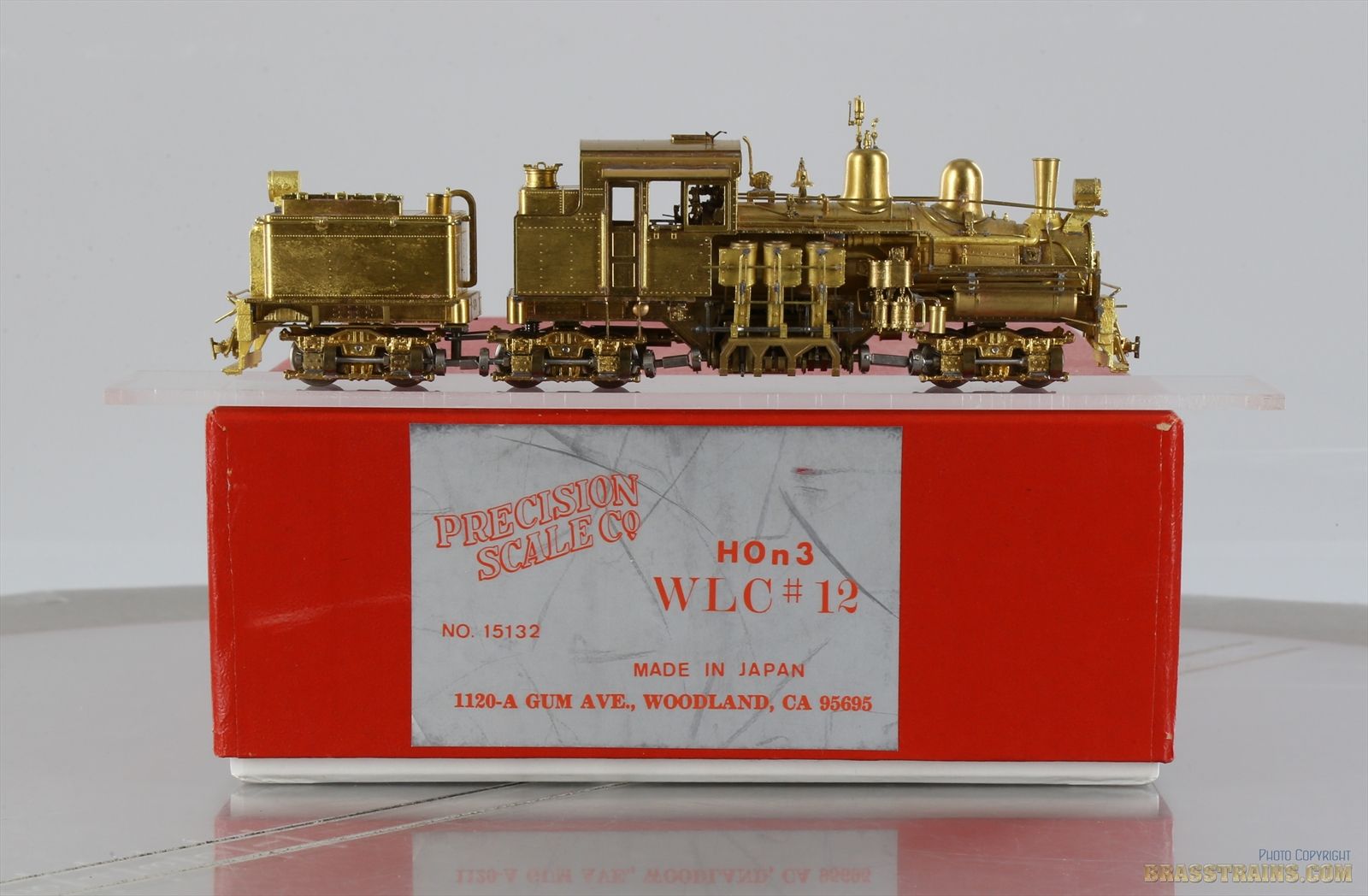 希少真鍮製日本製Westside蒸気機関車S.P.#94-6-0HOn3箱付美品 希少真鍮