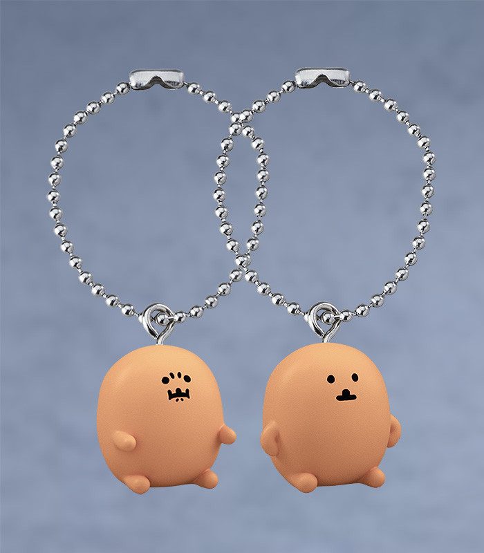 ついてくよ。 自分ツッコミくま キーホルダー