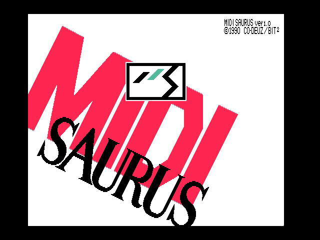 MSX2/2+ MIDIサウルス MIDI SAURUS ビッツ― BIT2 MSX2/2+ MIDIサウルス