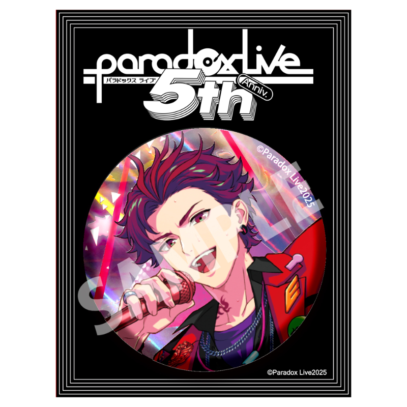 Paradox Live BIG缶バッジ 5th Anniversary 朱雀野 アレン【アニメ