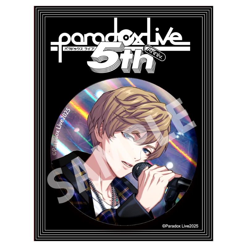 ParadoxLive パラライ 棗リュウ BIG缶バッジ 4周年 ② ParadoxLive 棗