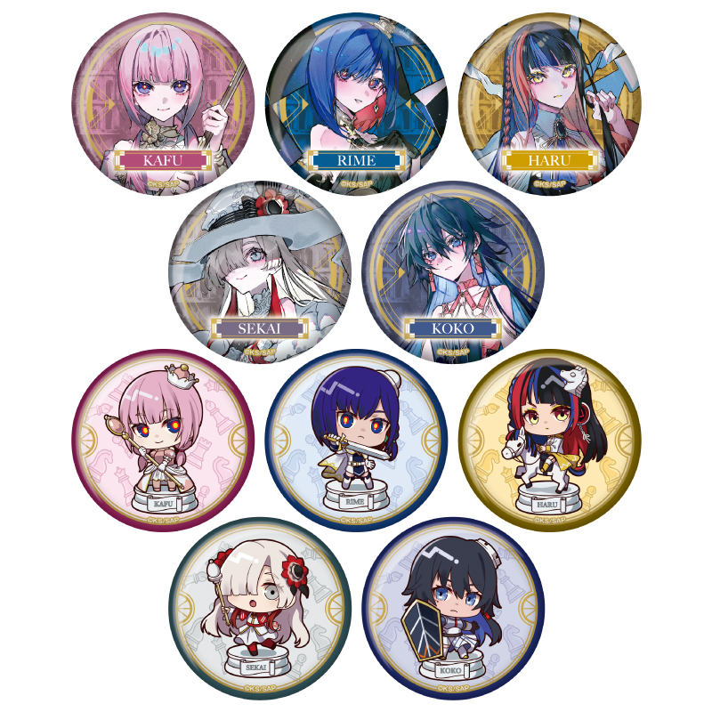 あんスタ 中国缶バッジ 招募缶バッジ 開花後 巴日和 13点 ①