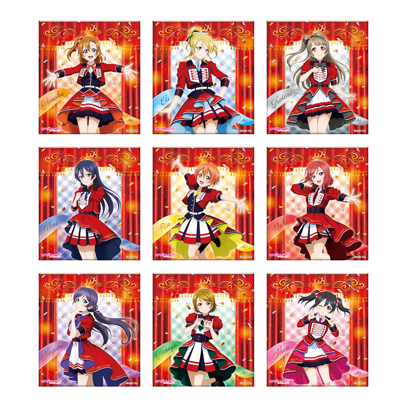 超美品】ラブライブ！ μ's イオン限定ミニクリアファイル3枚セット 超
