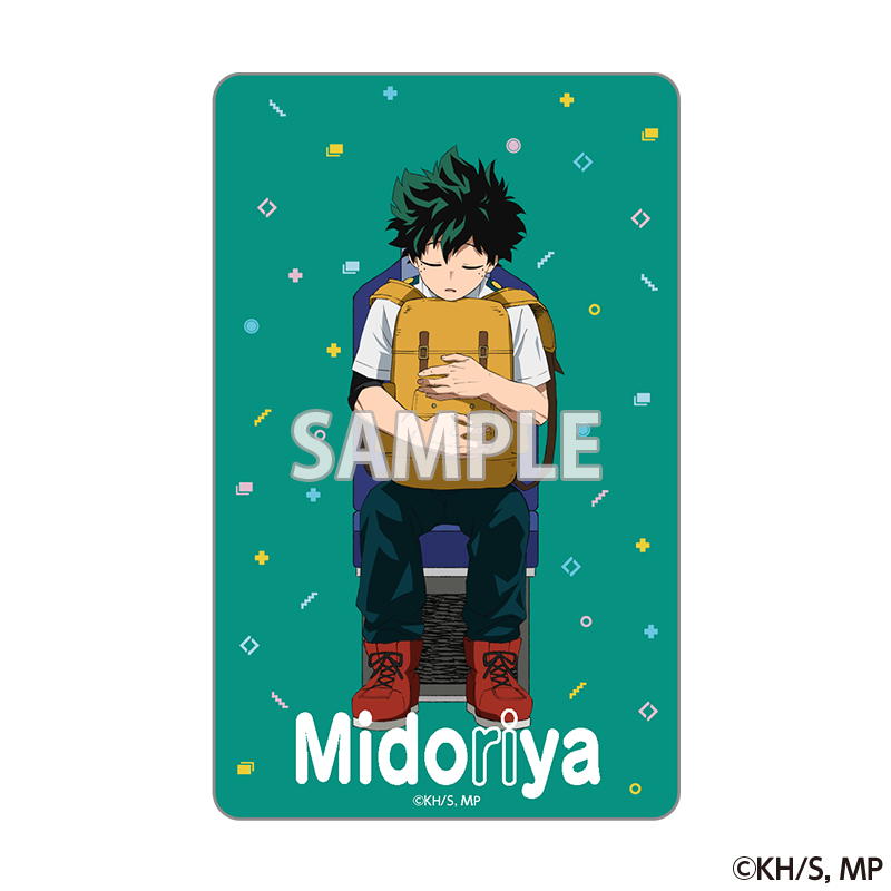 僕のヒーローアカデミア ICカードステッカー HEROES NAP (緑谷出久