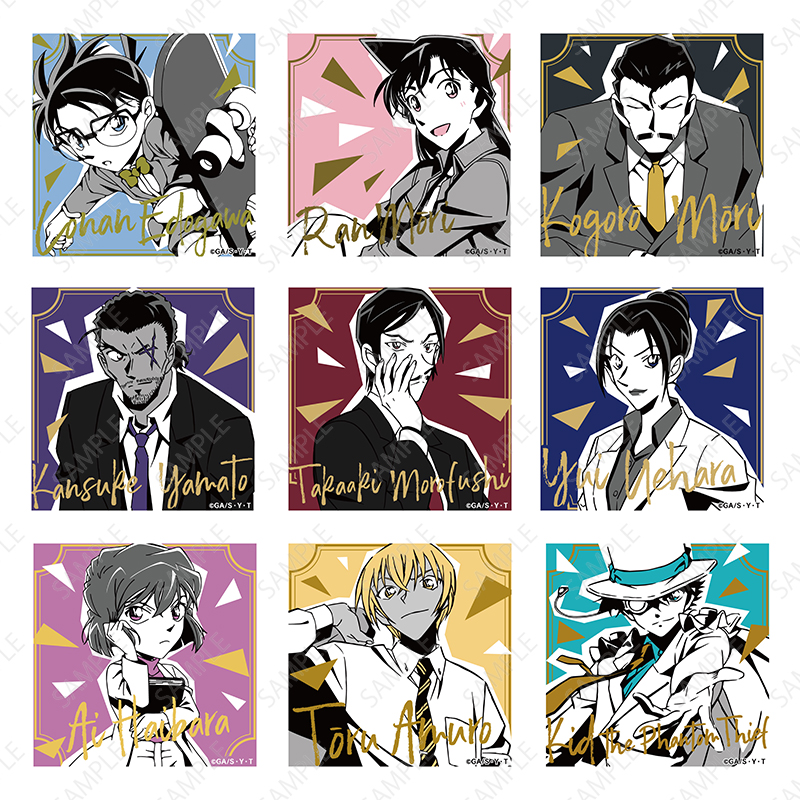 名探偵コナン TDスクエア缶バッジ 謎ファイルコレクション【YTE公式