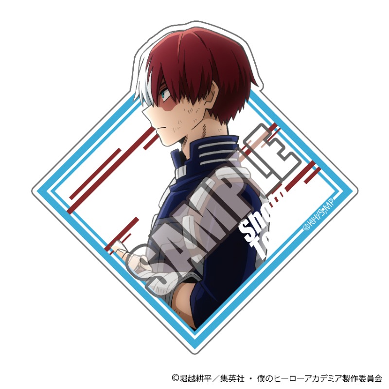 僕のヒーローアカデミア クリアステッカー Match-up! (轟焦凍)【YTE