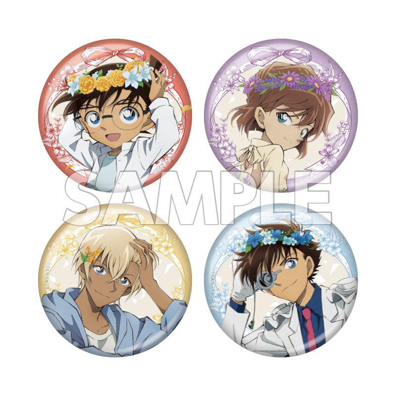 名探偵コナン コナンまつり バイカラー缶バッジ 青山剛昌ふるさと館