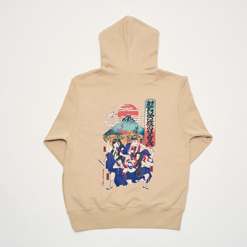 未開封】Mサイズ 新しい学校のリーダーズ 浮世絵パーカー 浮世絵