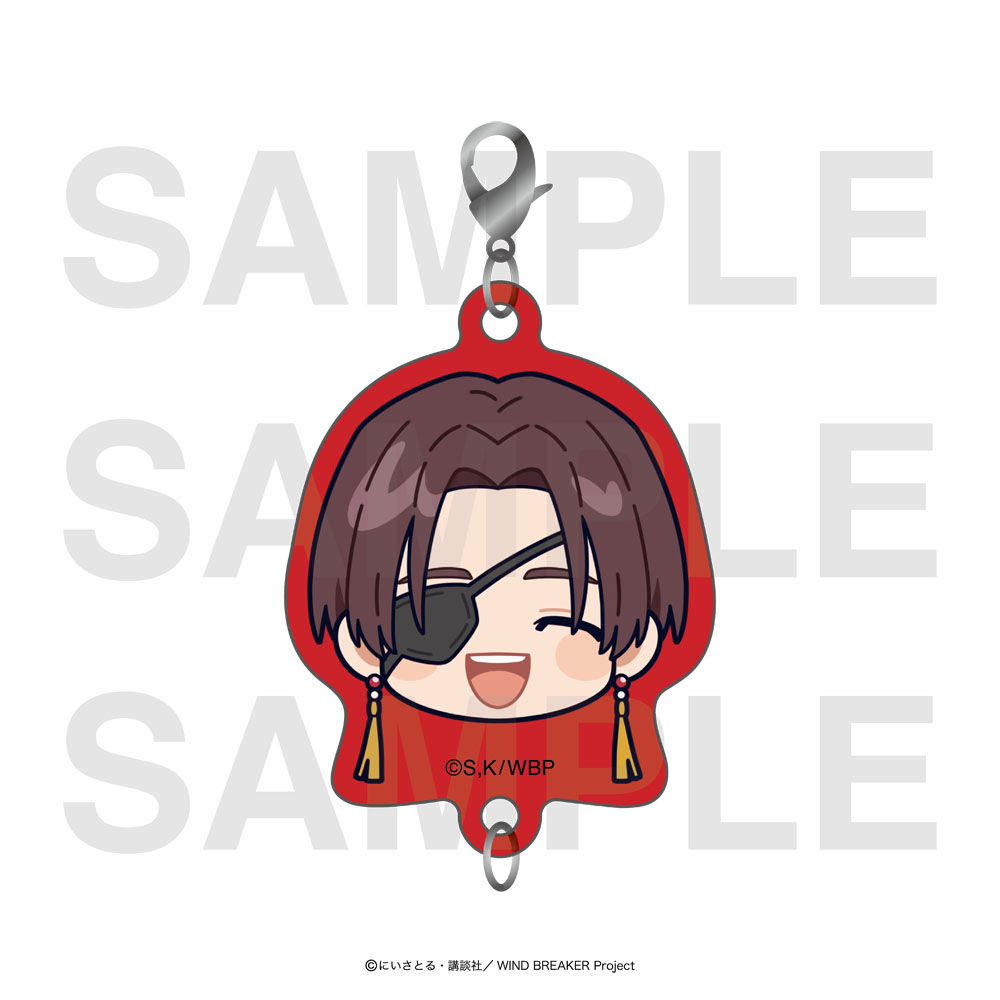 スクエア缶バッジ 蘇枋 スクエア缶バッジ 蘇枋 WINDBREAKER 蘇枋隼飛