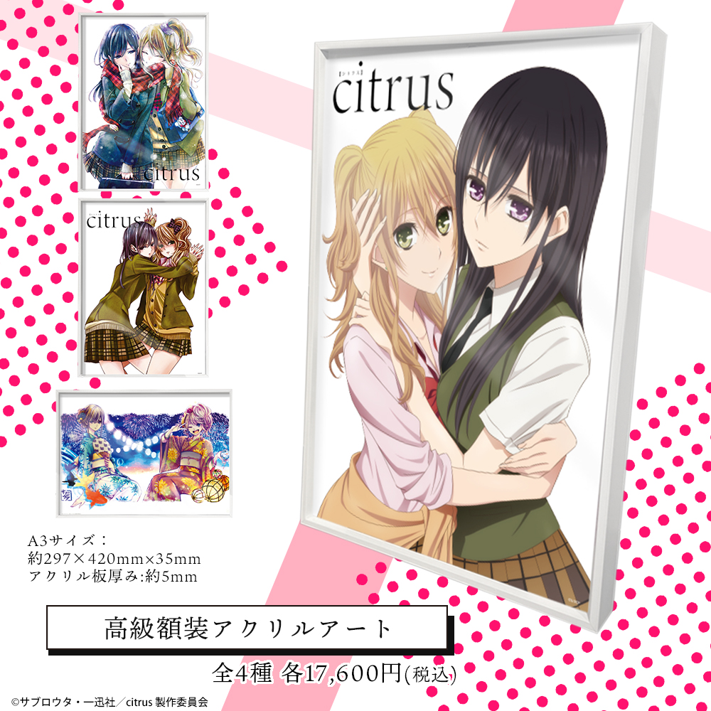 citrus ＋ アクリルアート 藍原柚子 芽衣 サブロウタ 百合 citrus