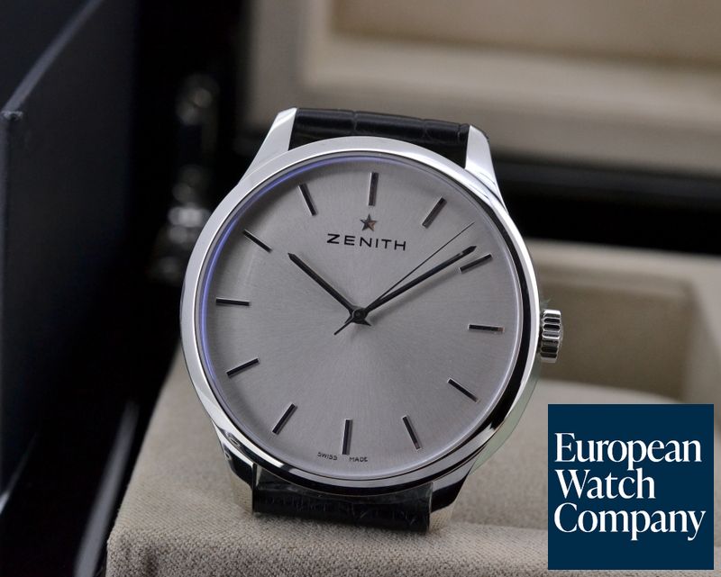 20132) Zenith Heritage Port Royal Manual Wind SS Silver Dial